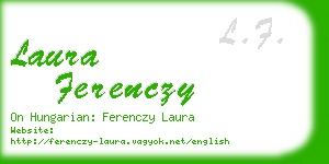 laura ferenczy business card